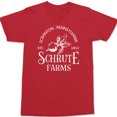 Schrute Farms T-Shirt RED