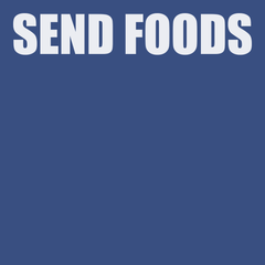 Send Foods T-Shirt BLUE