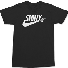 Shiny Serenity Swoosh T-Shirt BLACK