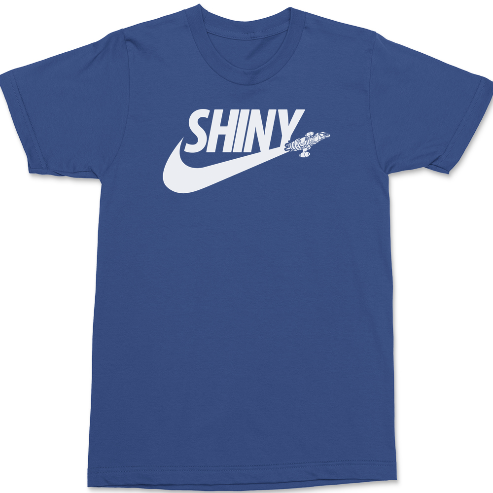 Shiny Serenity Swoosh T-Shirt BLUE