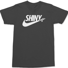 Shiny Serenity Swoosh T-Shirt CHARCOAL