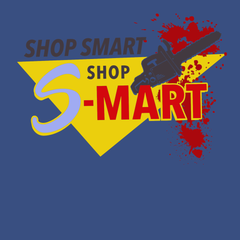 Shop Smart Shop S-Mart T-Shirt BLUE