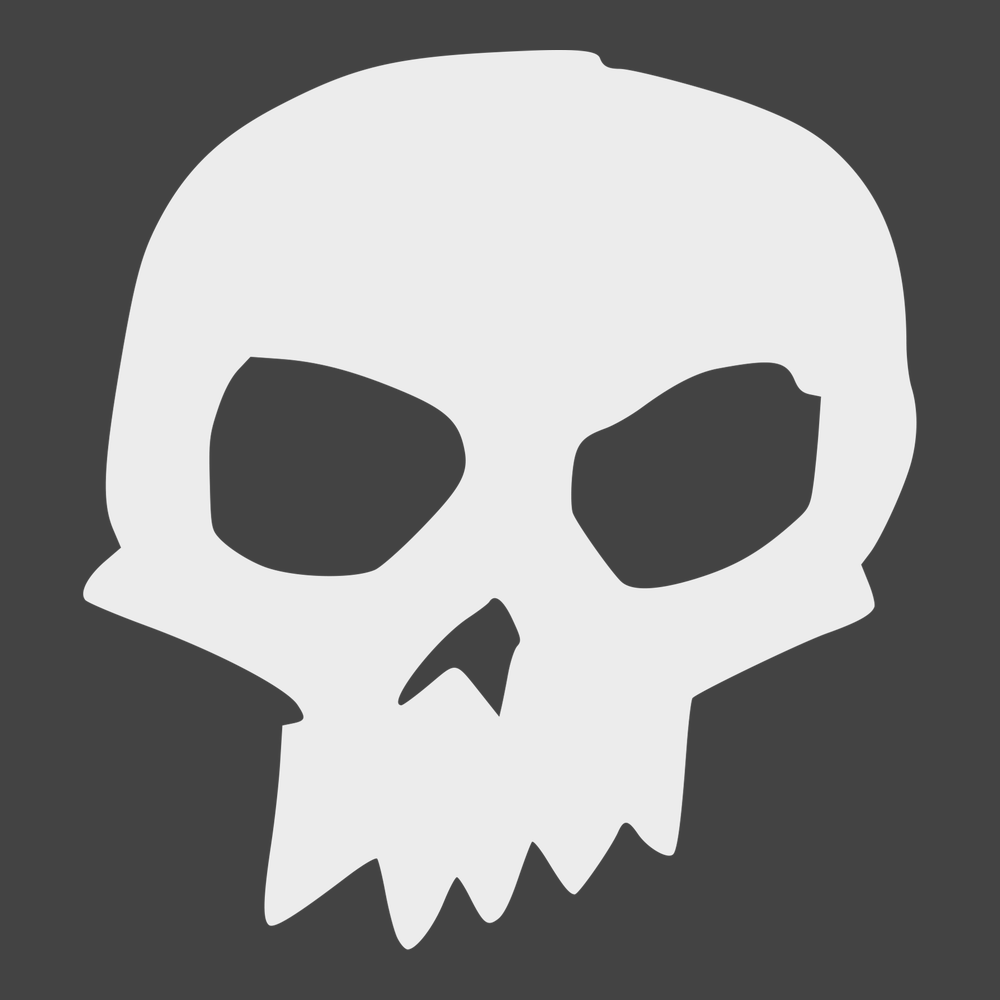 Sid's Skull Tee T-Shirt CHARCOAL