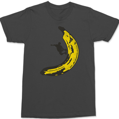 Skateboard Banana Half Pipe T-Shirt CHARCOAL