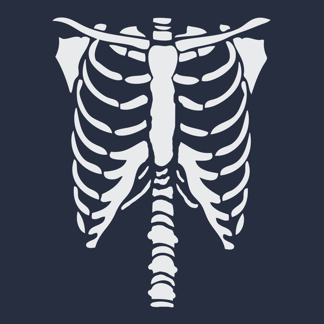 Skeleton costume T-Shirt Navy