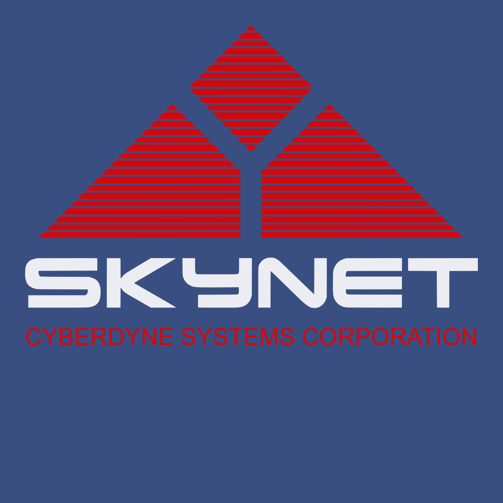 Skynet Cyberdyne Systems T-Shirt BLUE