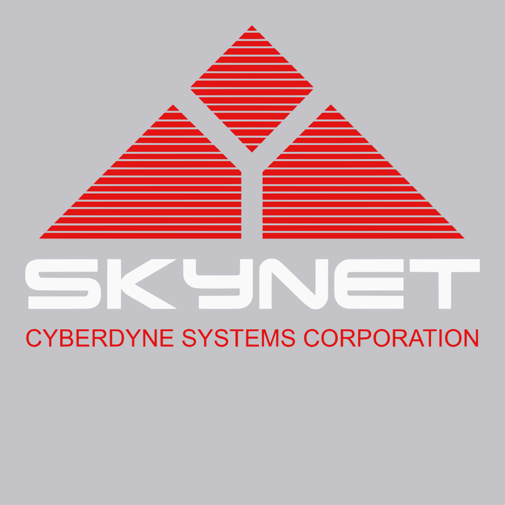 Skynet Cyberdyne Systems T-Shirt SILVER