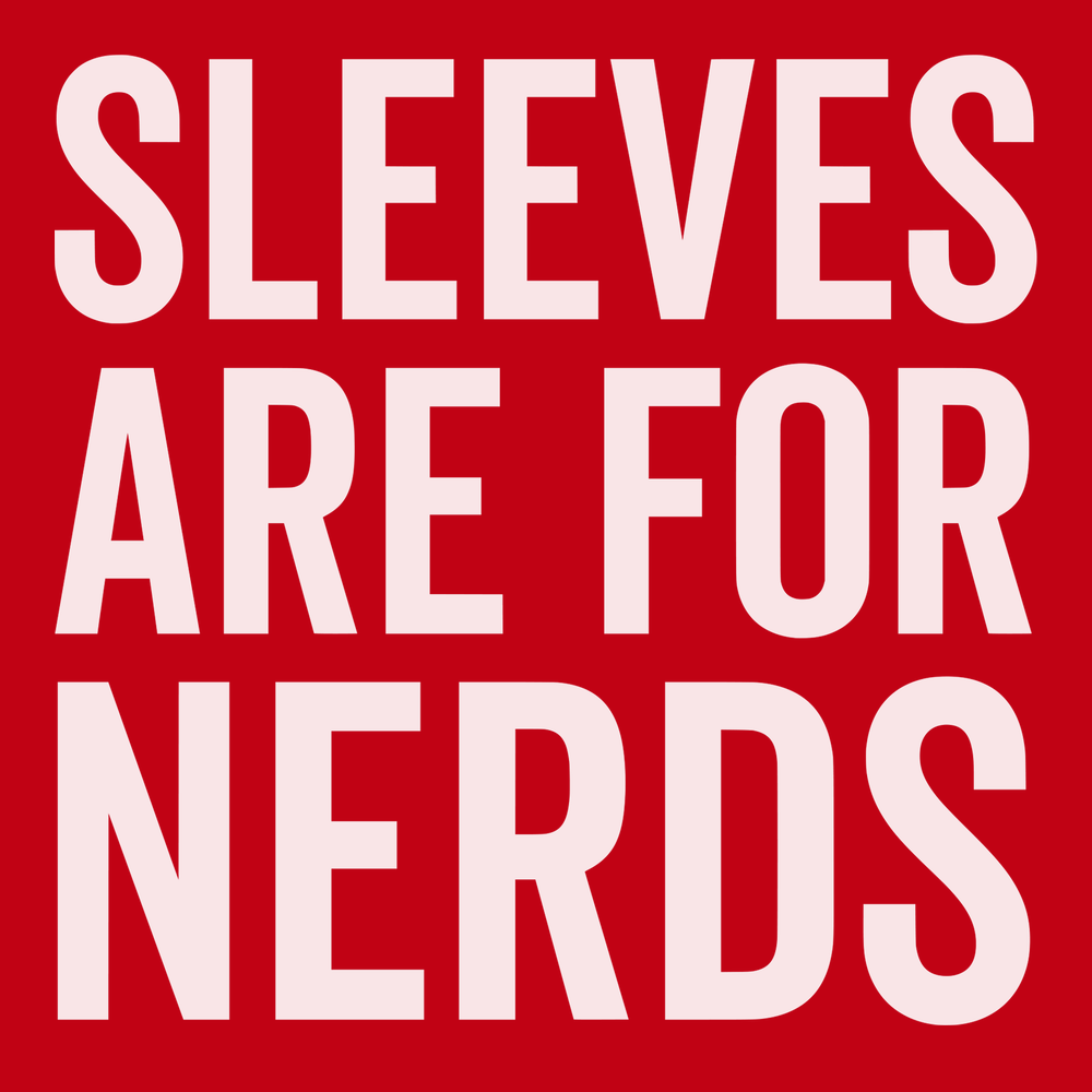 Sleeves Are For Nerds T-Shirt RED