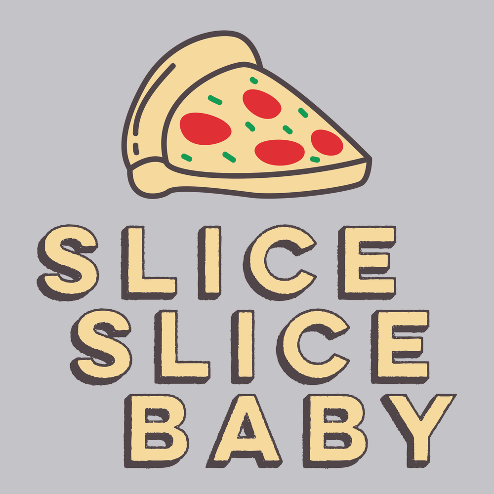 Slice Slice Baby T-Shirt SILVER