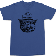Smokey the Bear Resist T-Shirt BLUE