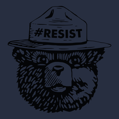 Smokey the Bear Resist T-Shirt NAVY