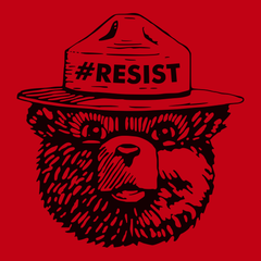 Smokey the Bear Resist T-Shirt RED
