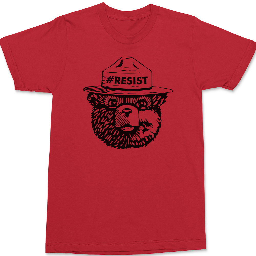 Smokey the Bear Resist T-Shirt RED