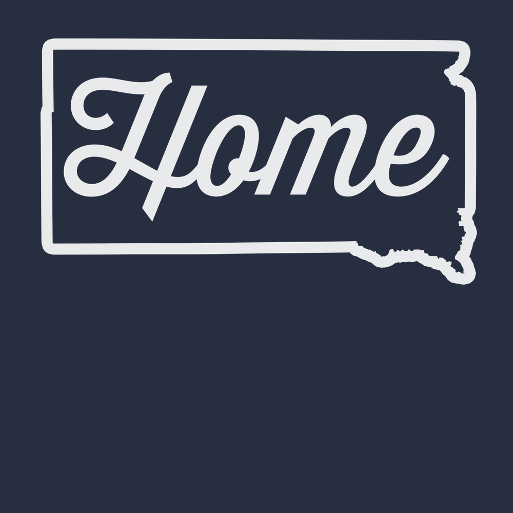 South Dakota Home T-Shirt NAVY