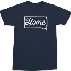 South Dakota Home T-Shirt NAVY