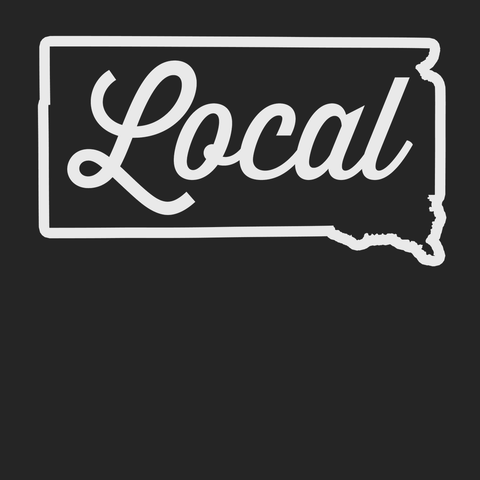 South Dakota Local T-Shirt BLACK