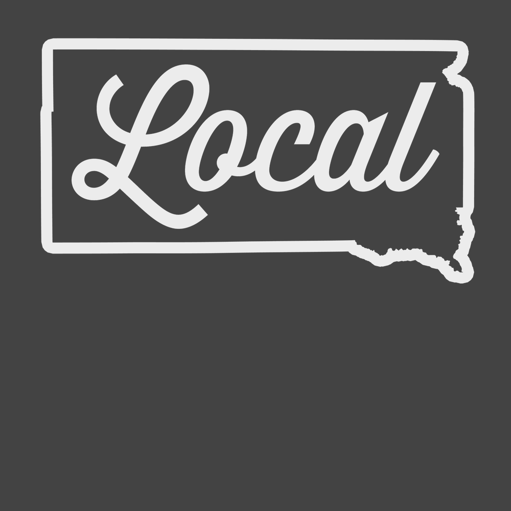 South Dakota Local T-Shirt CHARCOAL