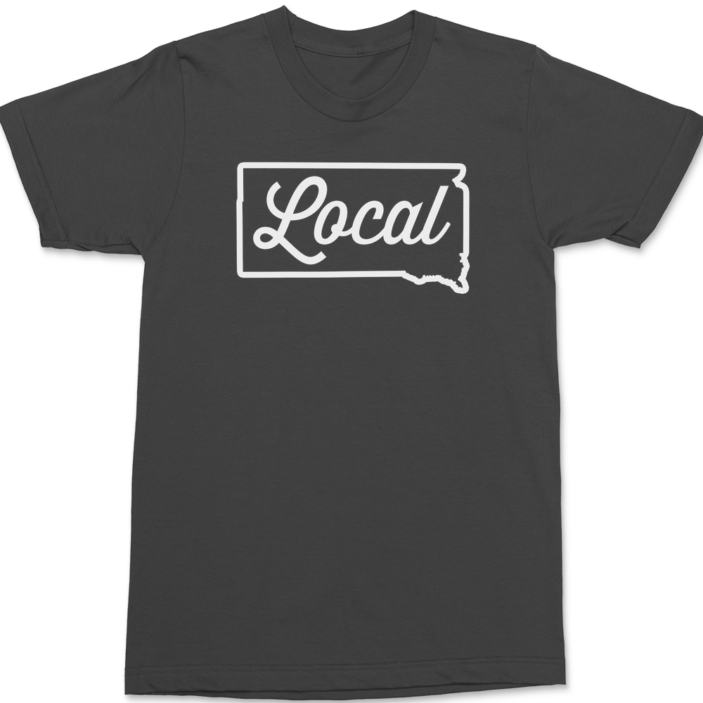 South Dakota Local T-Shirt CHARCOAL