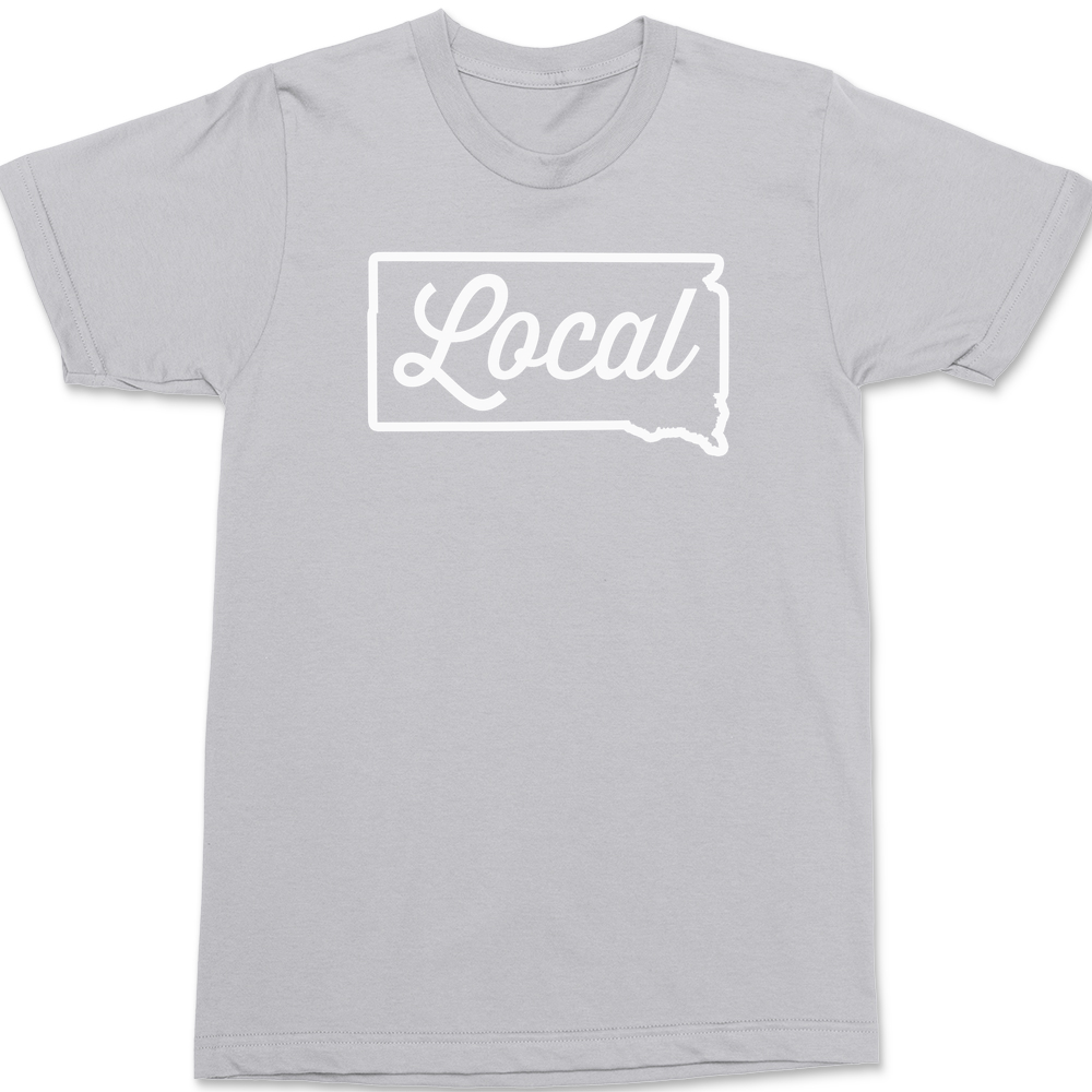 South Dakota Local T-Shirt SILVER