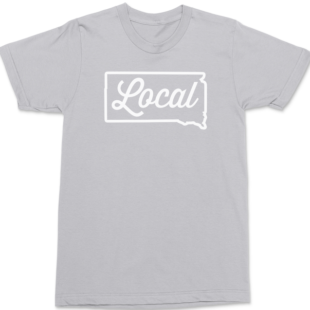 South Dakota Local T-Shirt SILVER