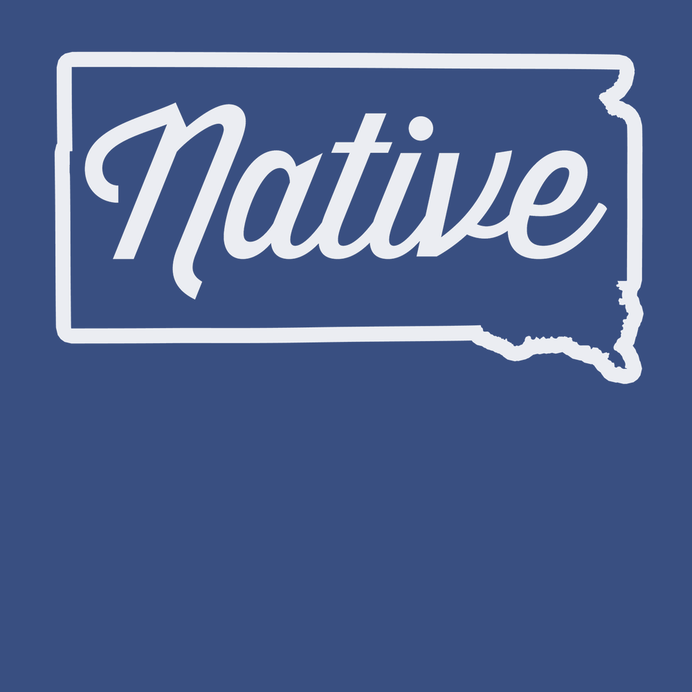 South Dakota Native T-Shirt BLUE