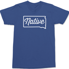 South Dakota Native T-Shirt BLUE
