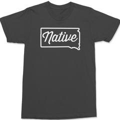 South Dakota Native T-Shirt CHARCOAL
