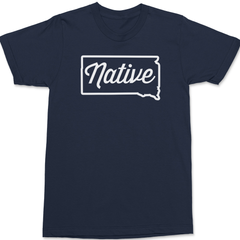 South Dakota Native T-Shirt NAVY