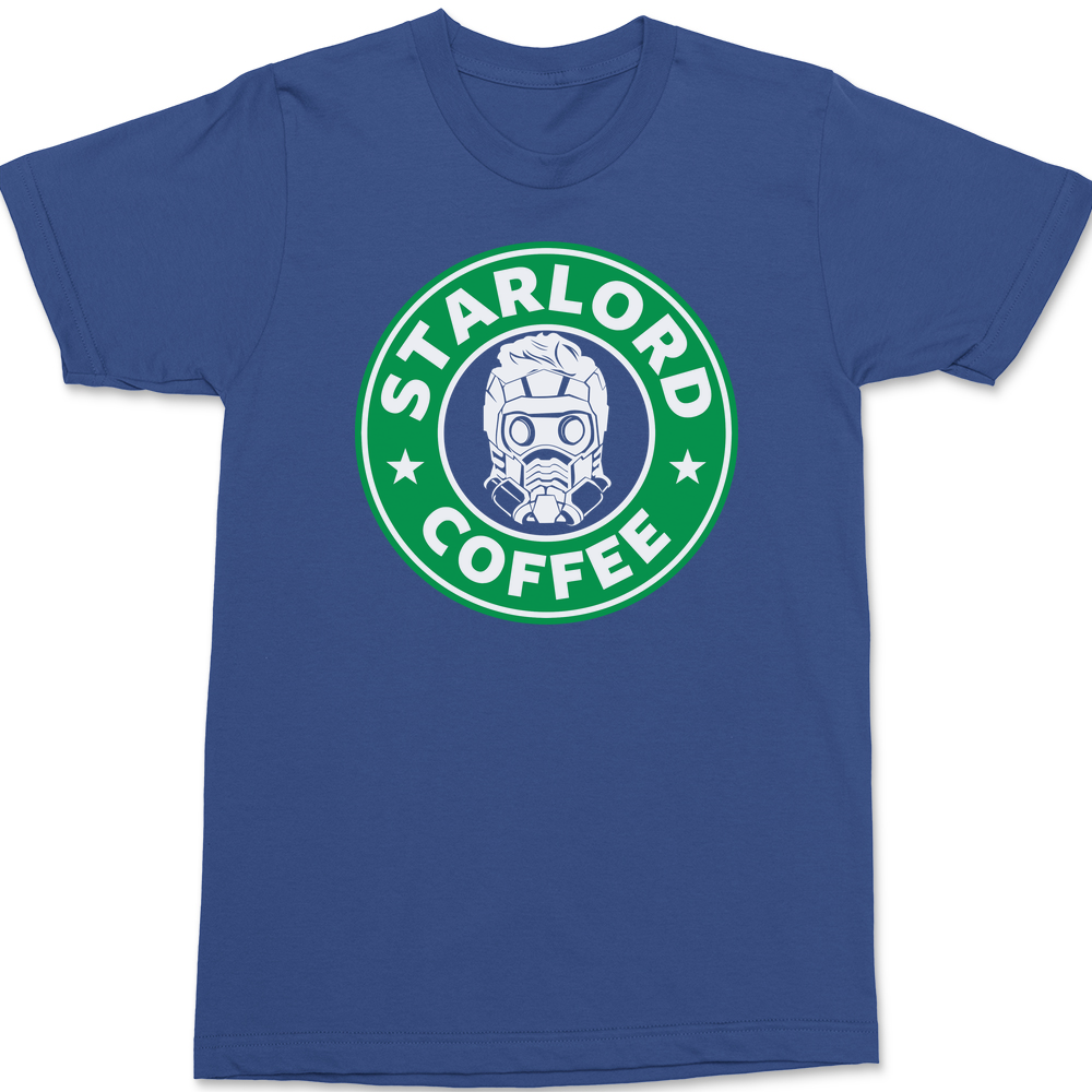 Star Lord Coffee T-Shirt BLUE