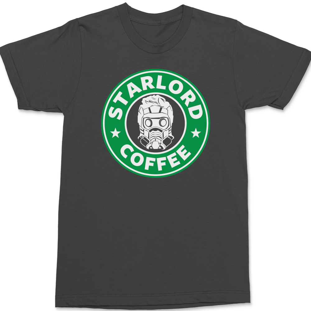 Star Lord Coffee T-Shirt CHARCOAL