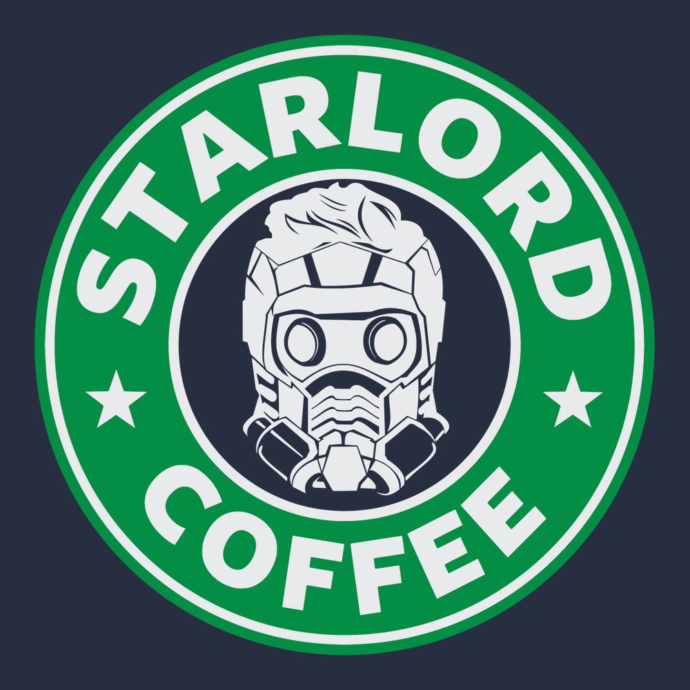 Star Lord Coffee T-Shirt NAVY