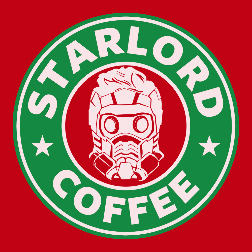 Star Lord Coffee T-Shirt RED
