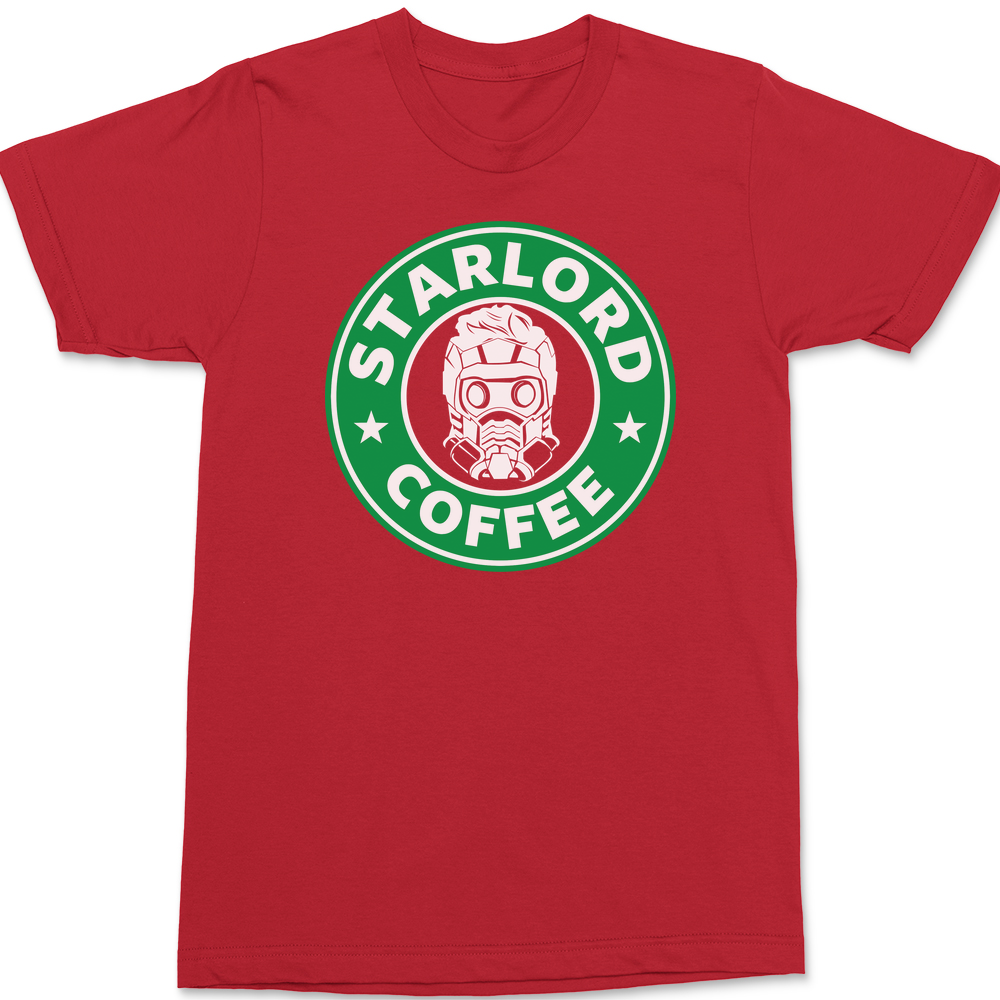 Star Lord Coffee T-Shirt RED