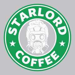 Star Lord Coffee T-Shirt SILVER