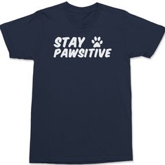 Stay Pawsitive T-Shirt NAVY
