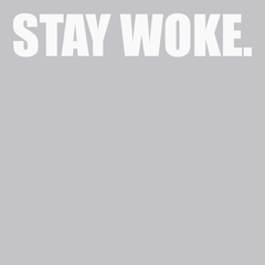 Stay Woke T-Shirt SILVER