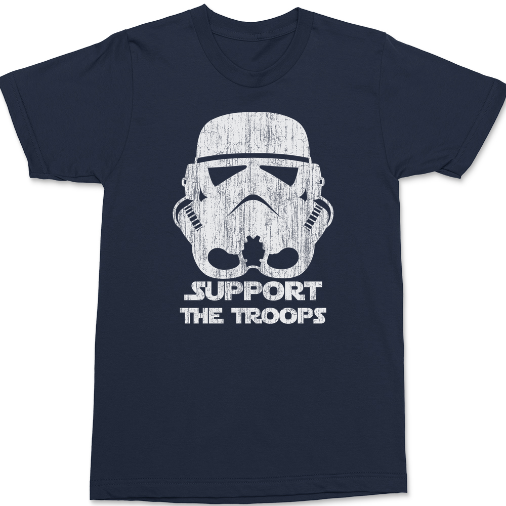 Storm Trooper Support The Troops T-Shirt Navy