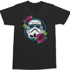 Stormtrooper Day of The Dead T-Shirt BLACK