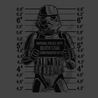 Stormtrooper Mugshot T-Shirt CHARCOAL