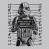 Stormtrooper Mugshot T-Shirt SILVER
