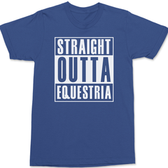 Straight Outta Equestria T-Shirt BLUE