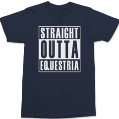Straight Outta Equestria T-Shirt NAVY