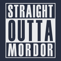 Straight Outta Mordor T-Shirt NAVY