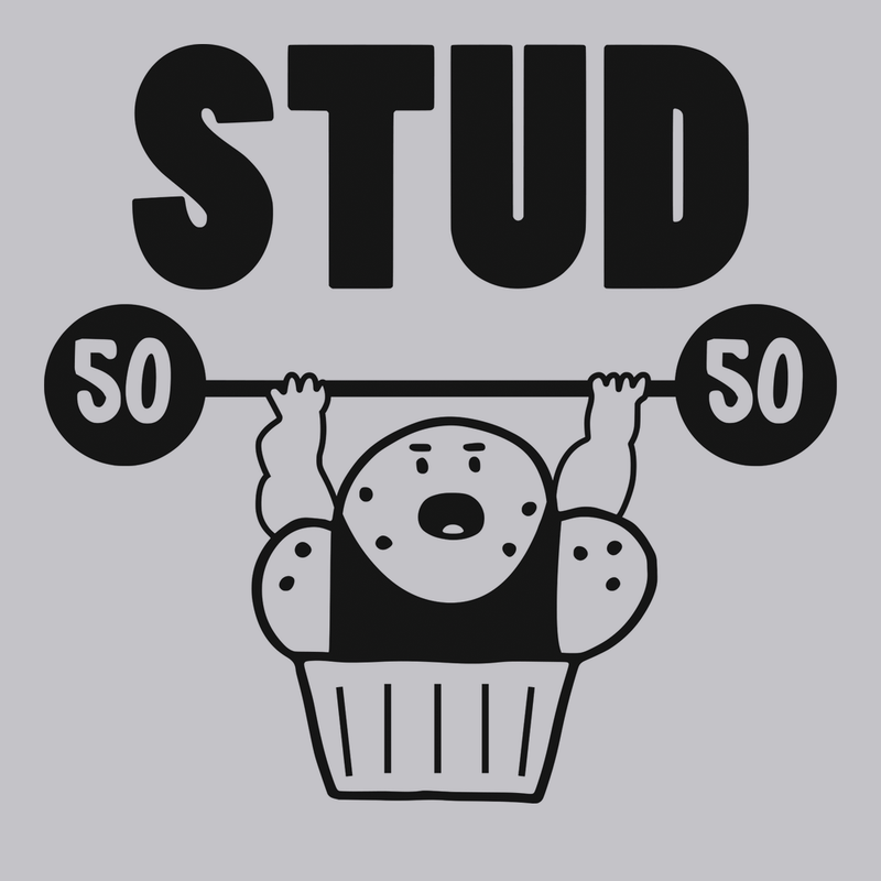 Stud Muffin T-Shirt SILVER