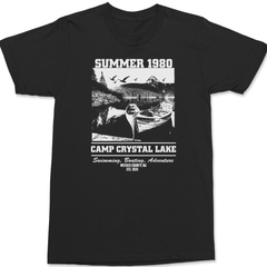 Summer 1980 Camp Crystal Lake T-Shirt BLACK