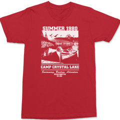 Summer 1980 Camp Crystal Lake T-Shirt RED