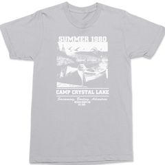 Summer 1980 Camp Crystal Lake T-Shirt SILVER