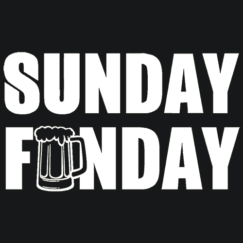 Sunday Funday T-Shirt - Textual Tees