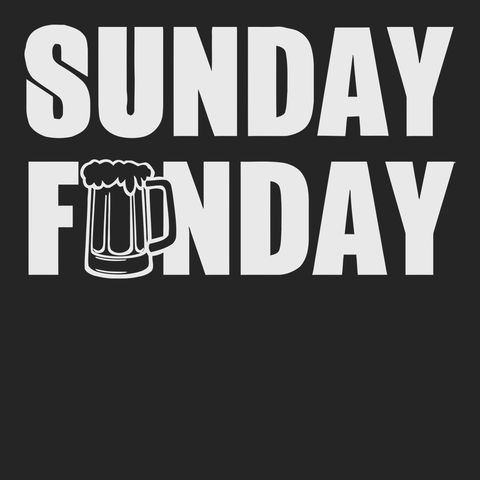 Sunday Funday T-Shirt BLACK