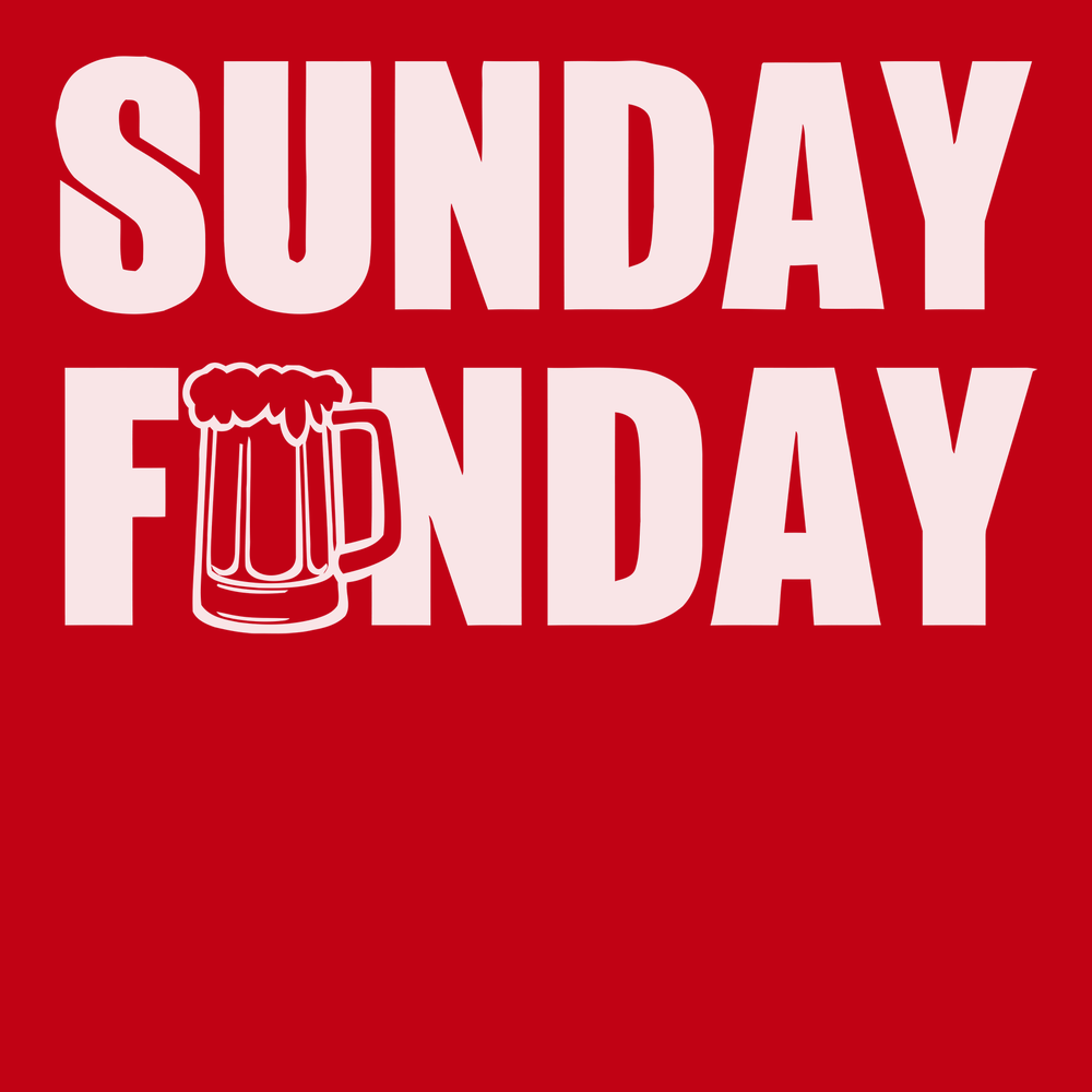 Sunday Funday T-Shirt RED
